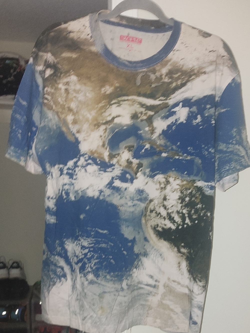 Staple Earth Graphic Tee - Blue & Green